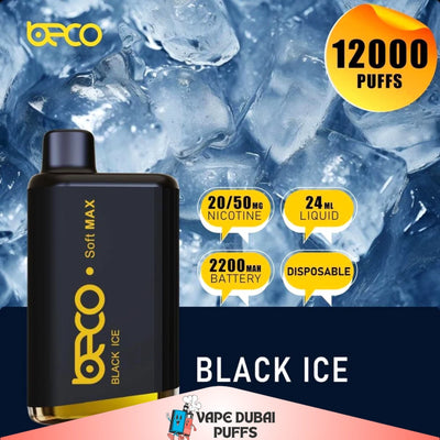 Beco Soft Max 12000 Puffs - Black Ice