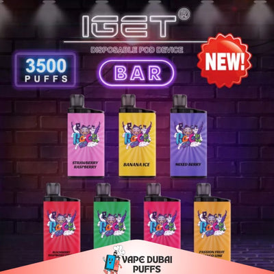 IGET BAR 3500 PUFFS DISPOSABLE VAPE Disposable Vape
