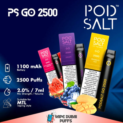 Pod SaltGo 2500 Puffs