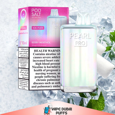Pod Salt Pearl Pro 10000 Puffs - Berry Menthol